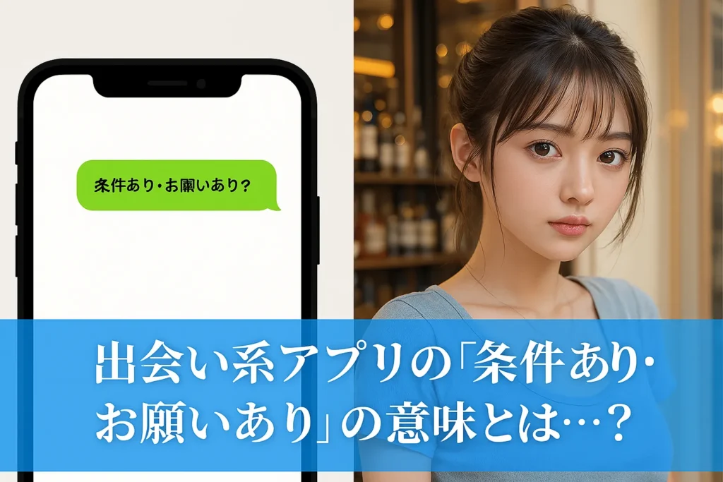 出会い系の条件あり・お願いあり